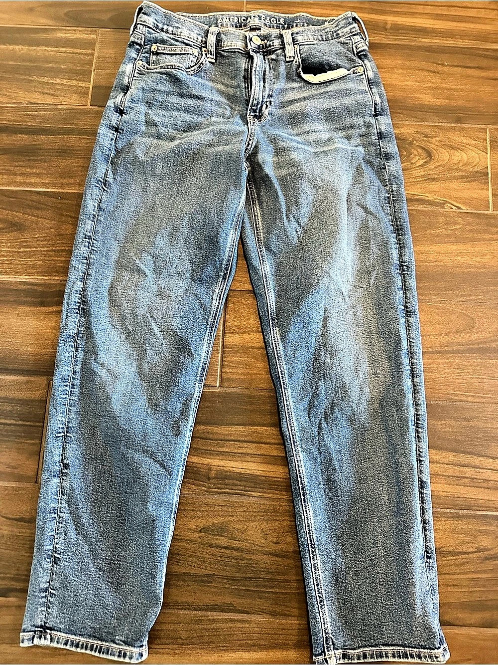 American Eagle 90s Straight Leg Jeans 10 high rise